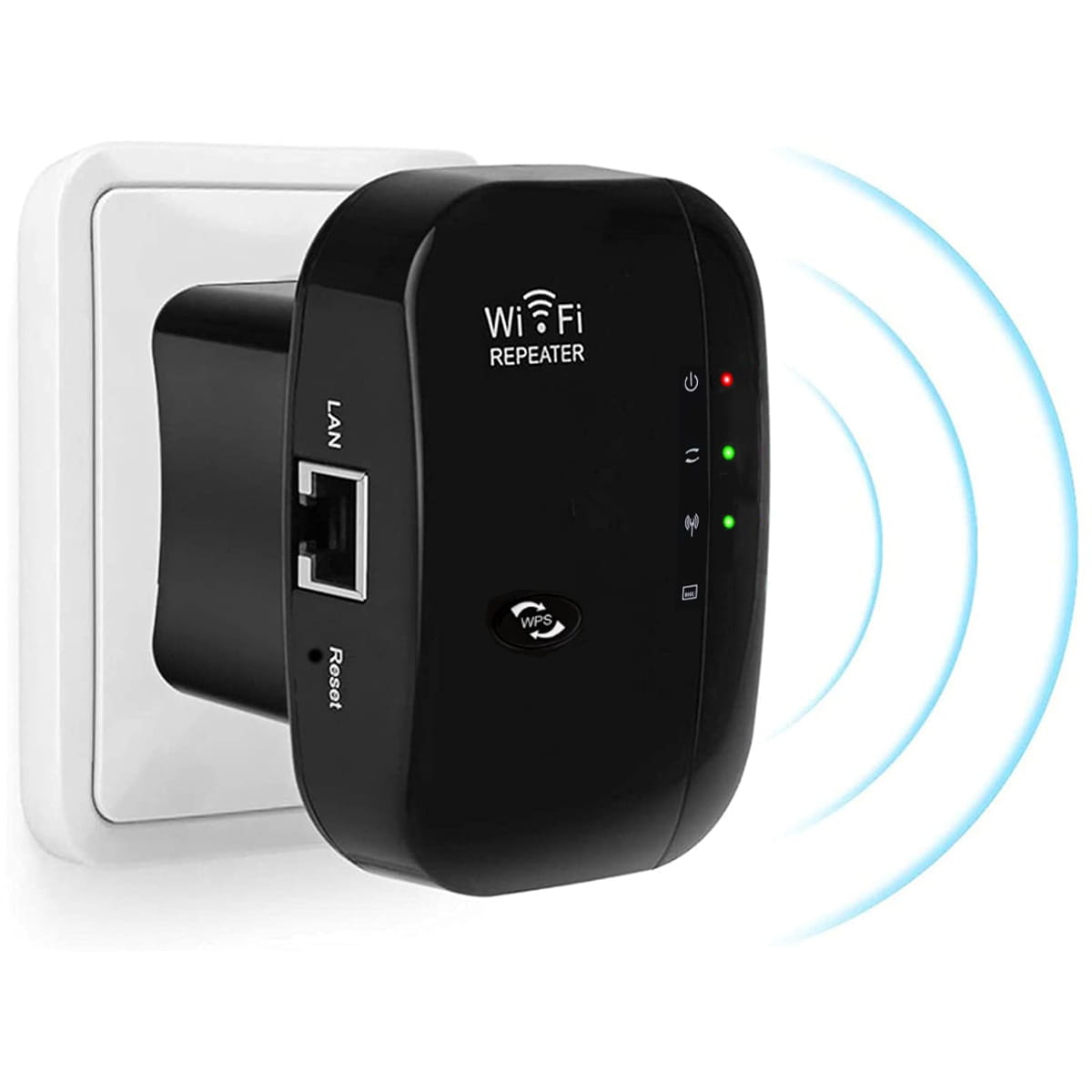 Wzmacniacz sygnału wifi 300Mbps AK339A czarny - Henryx24