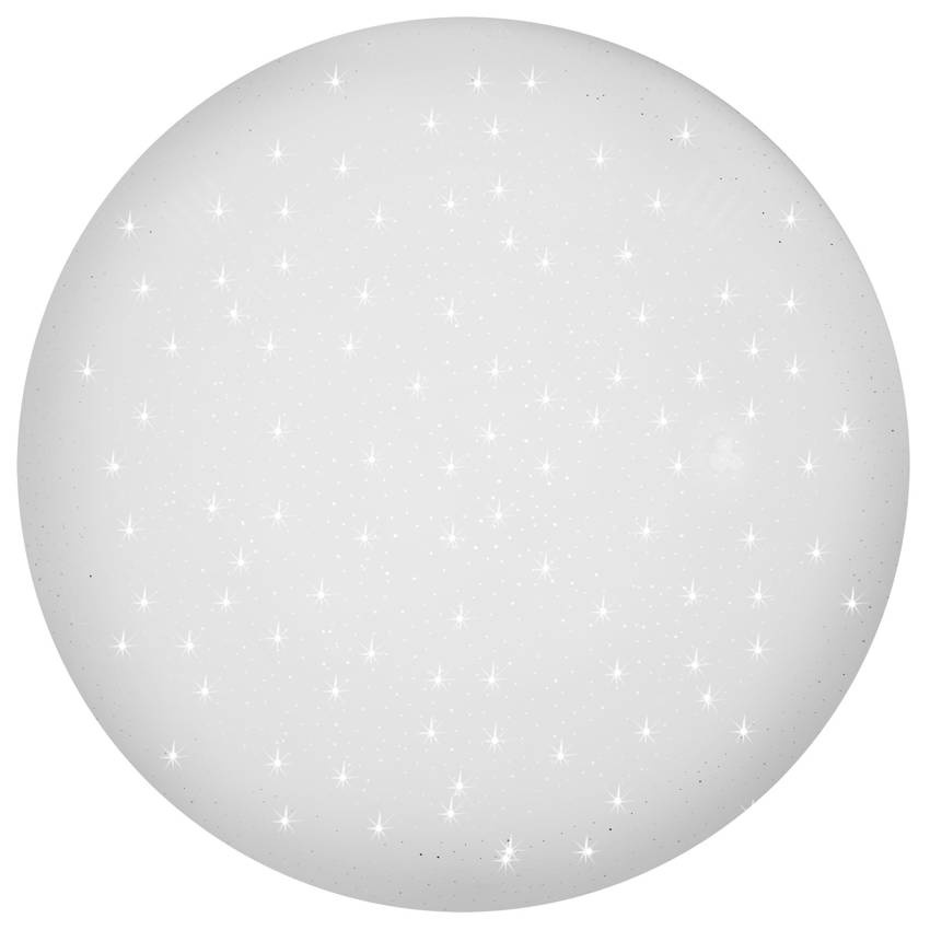 Biały plafon sufitowy LED do salonu i sypialni SKY