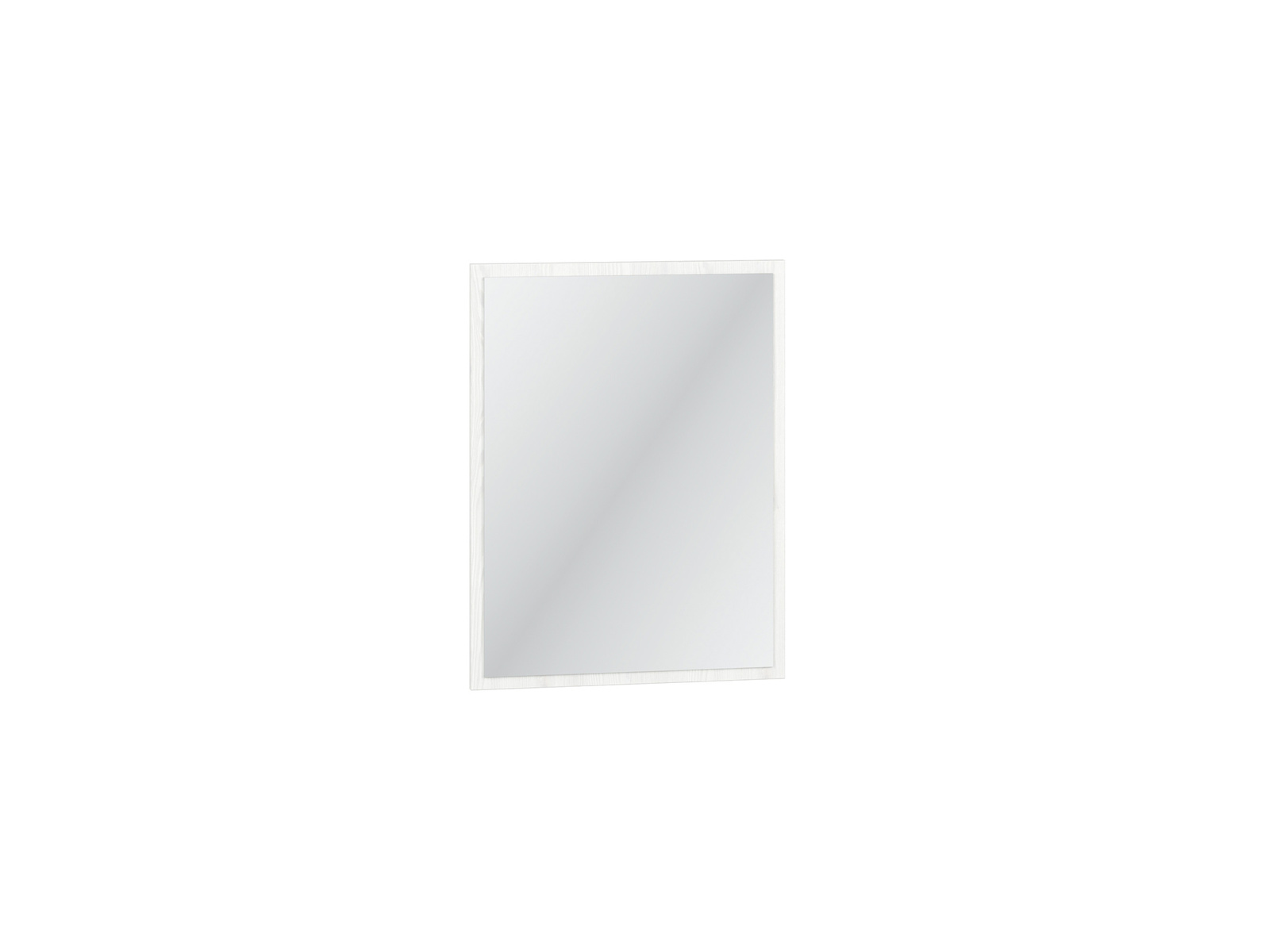 Lustro do przedpokoju 50x65 cm HYGA sosna biała