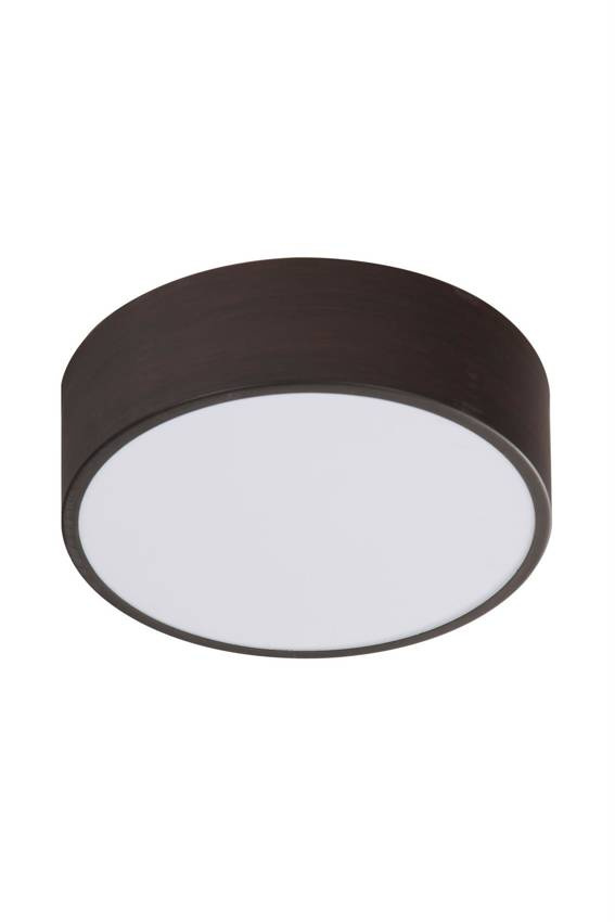 Czarno-biały plafon sufitowy LED do salonu RINGO okrągły