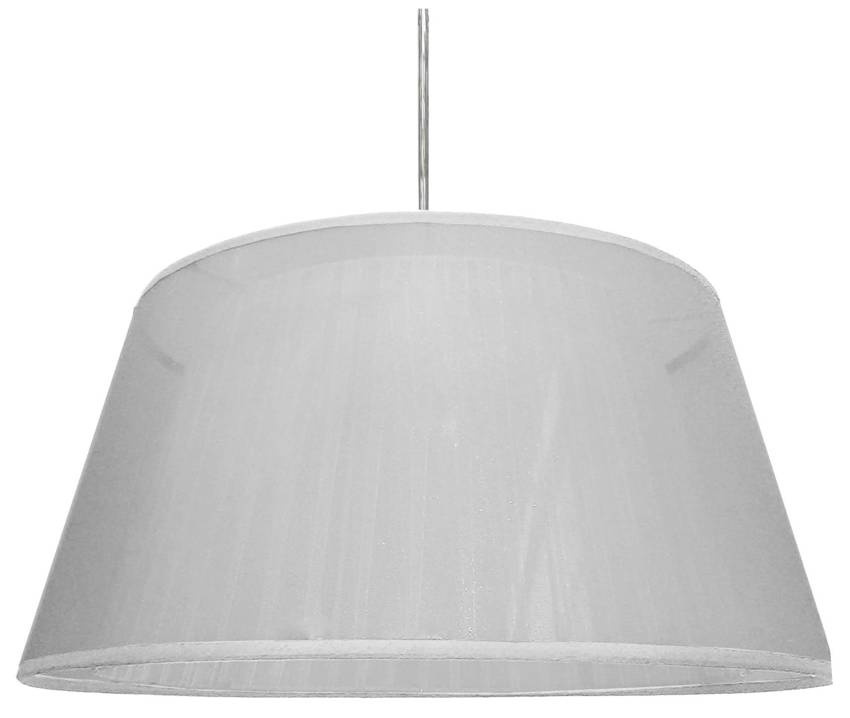 Biała lampa wisząca sufitowa regulowana do salonu CHARLIE 1xE27 metal