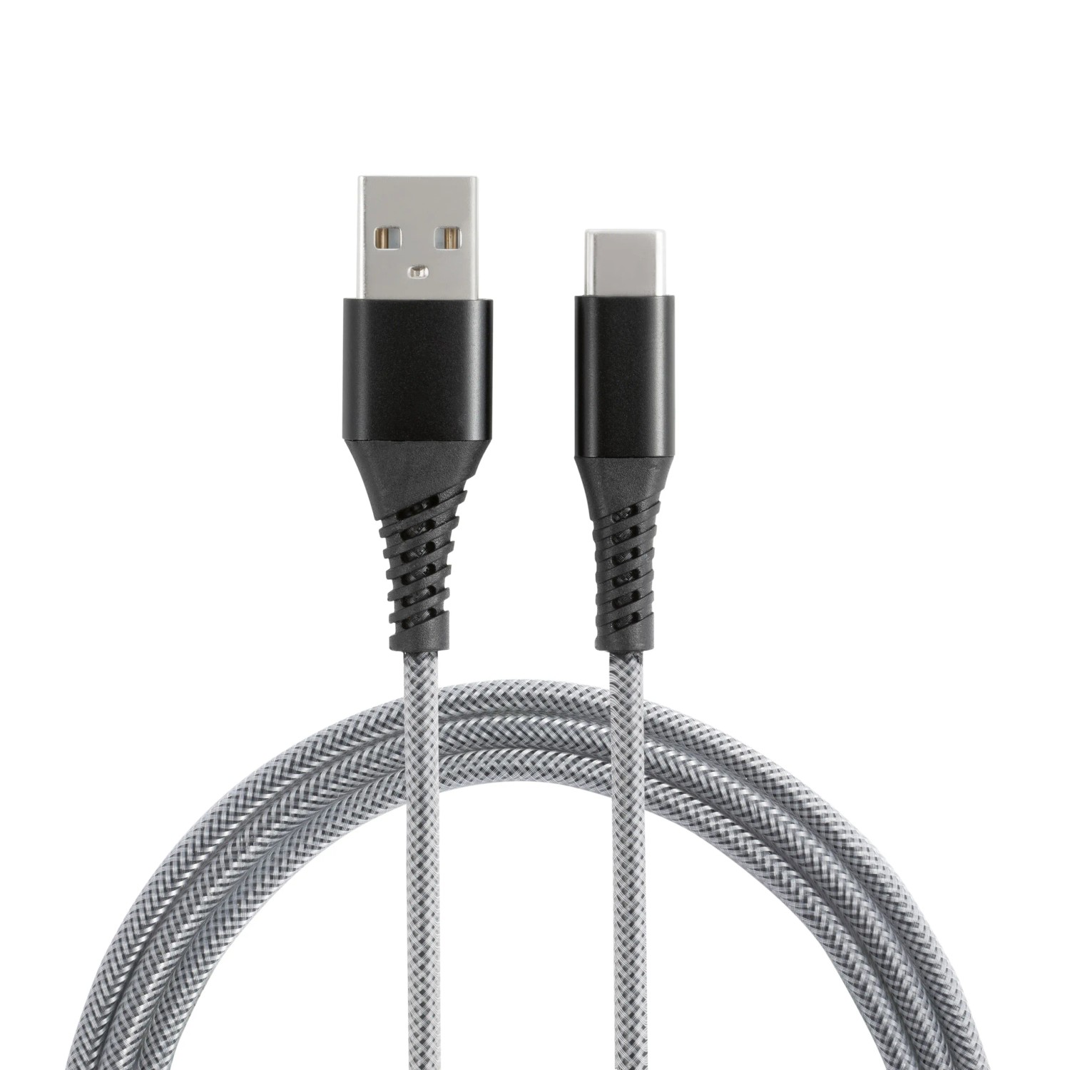 Kabel USB do ładowania USB A-C czarny 1,5 m