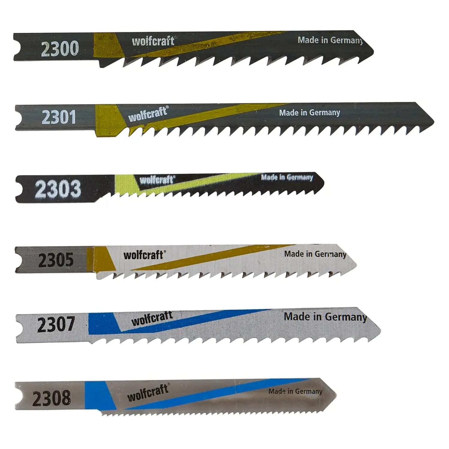 Wolfcraft Brzeszczot do wyrzynarki U miks HCS/HSS 10 szt.