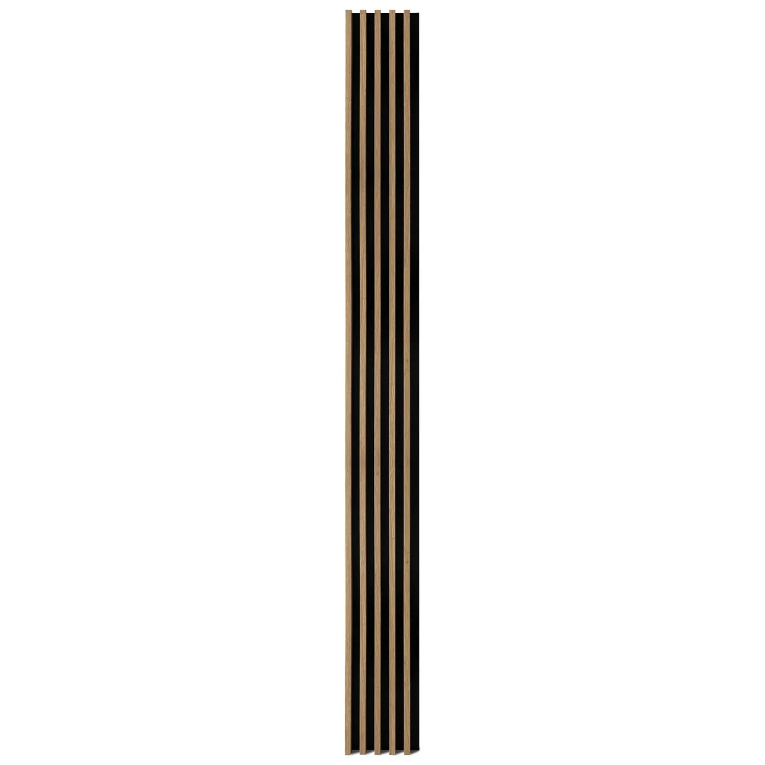 Lamele ścienne na HDF Dąb Saragossa 5-elementowe 28x245x2650 mm