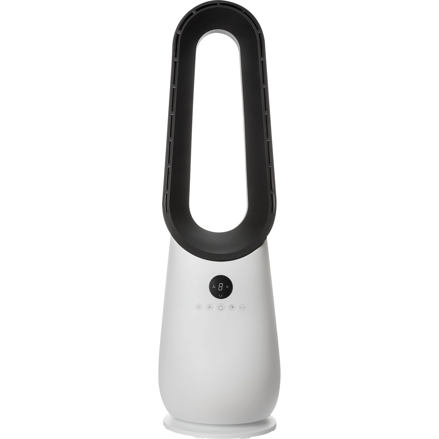 Wentylator bezłopatkowy z timerem biały 70W, 85cm