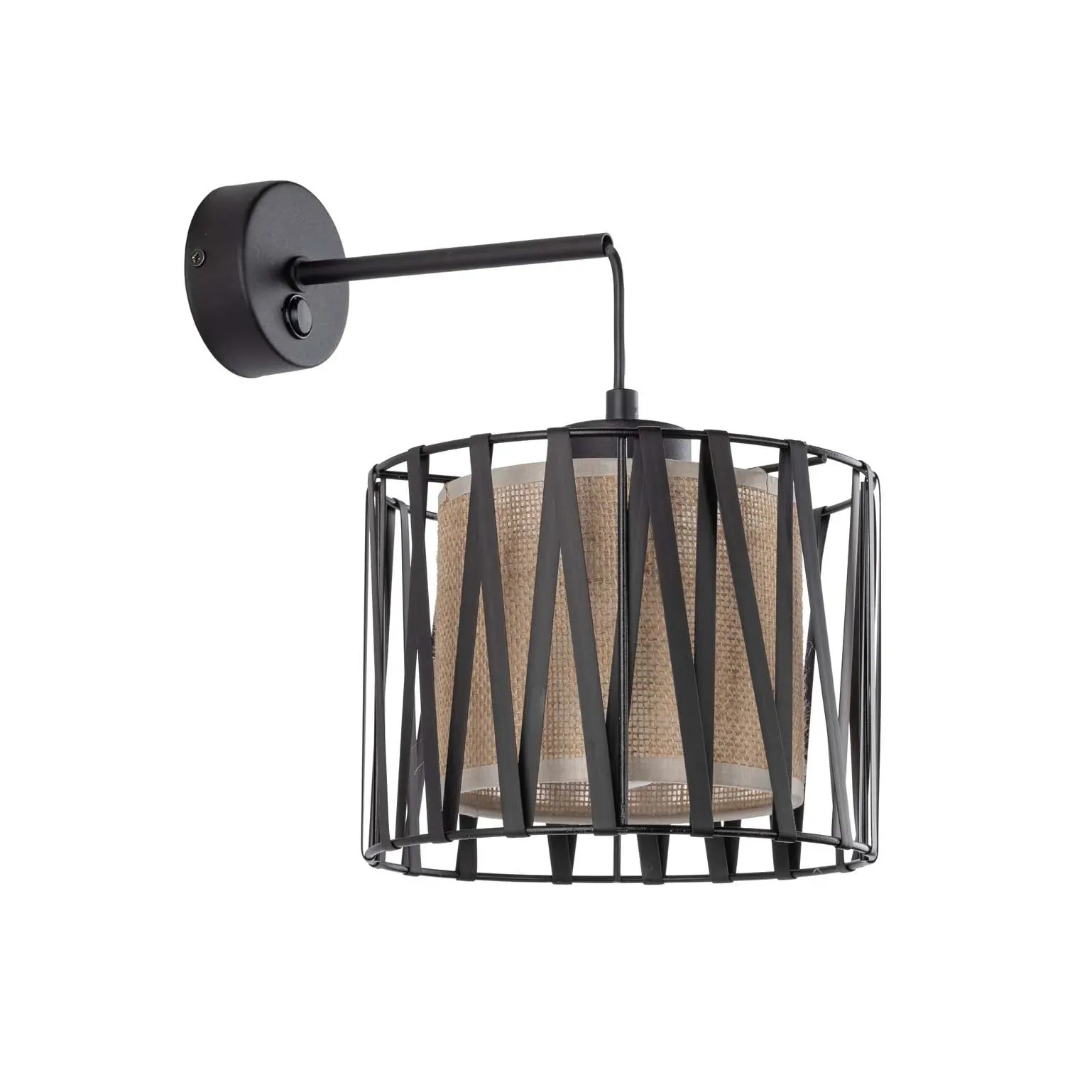 TK Lighting Kinkiet ścienny HARMONY NATURE 1xE27 15W kremowa