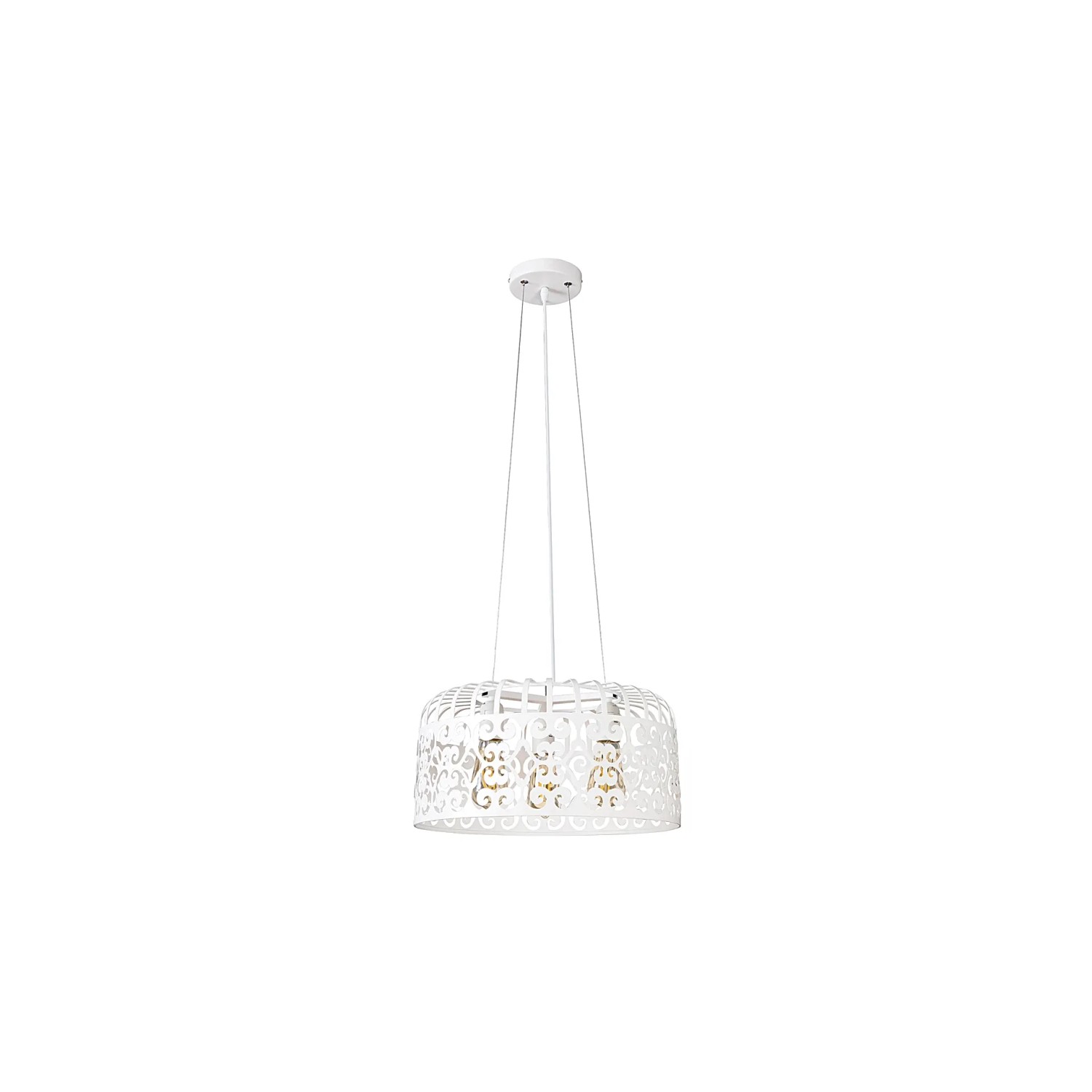 Rabalux Lampa wisząca ALESSANDRA 3xE27 60W biały mat