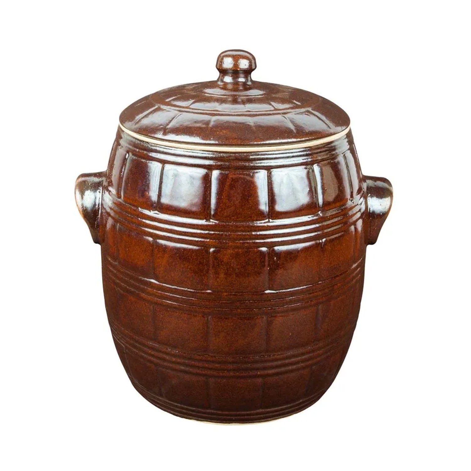 Garnek kamionka z pokrywką - 4,5 l