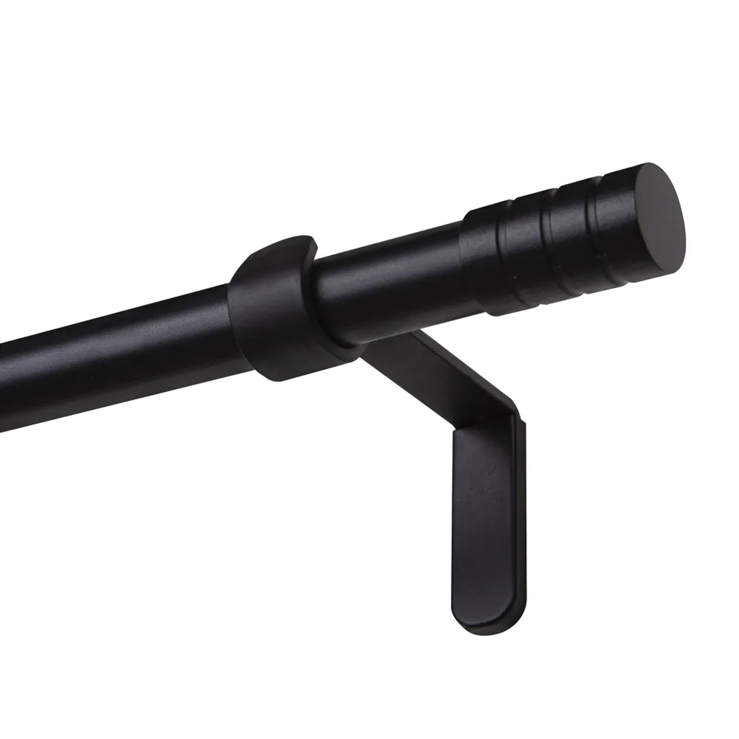 Karnisz VERDI pojedynczy 19 mm czarny 200 cm