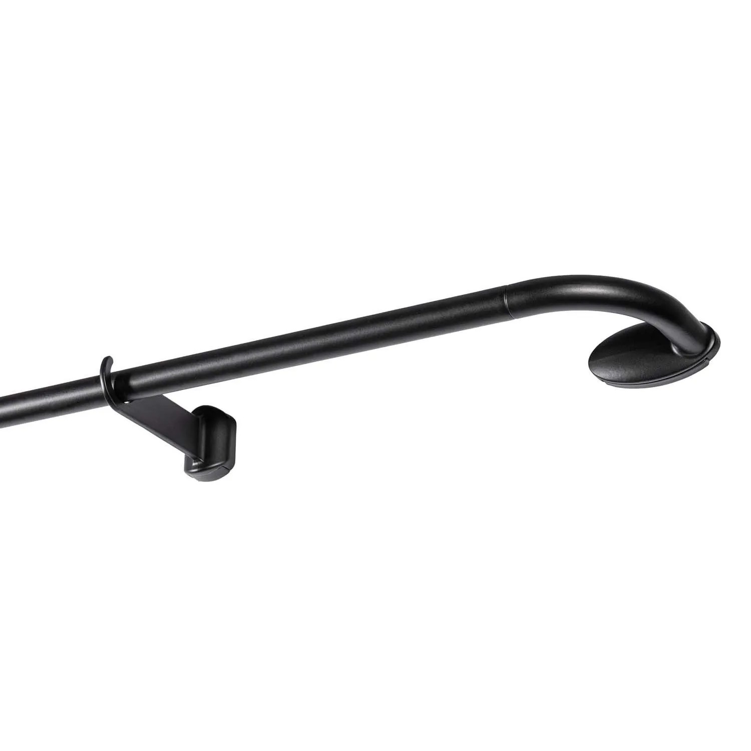 Kowalski Karnisz rozsuwany pojedynczy Industrial 120-210 cm czarny