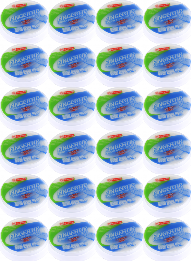 24x Nawilżacz do palców glicerynowy non-slip, 20g, biały