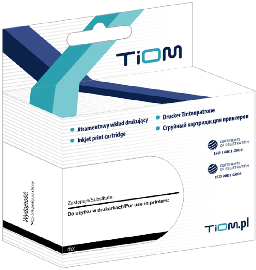Tusz Tiom Ti-B525YXN (LC525XLY), 1300 stron, yellow (żółty)