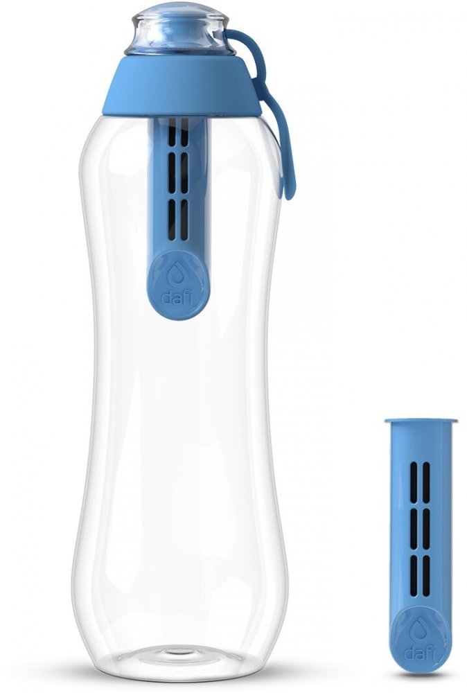 Butelka filtrująca Dafi 0.5l + 2 filtry, niebieski