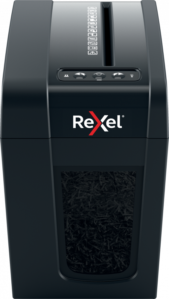 Niszczarka Rexel Secure X6-SL Whisper-Shred, konfetti 4x40mm, 6 kartek, P-4 DIN, czarny