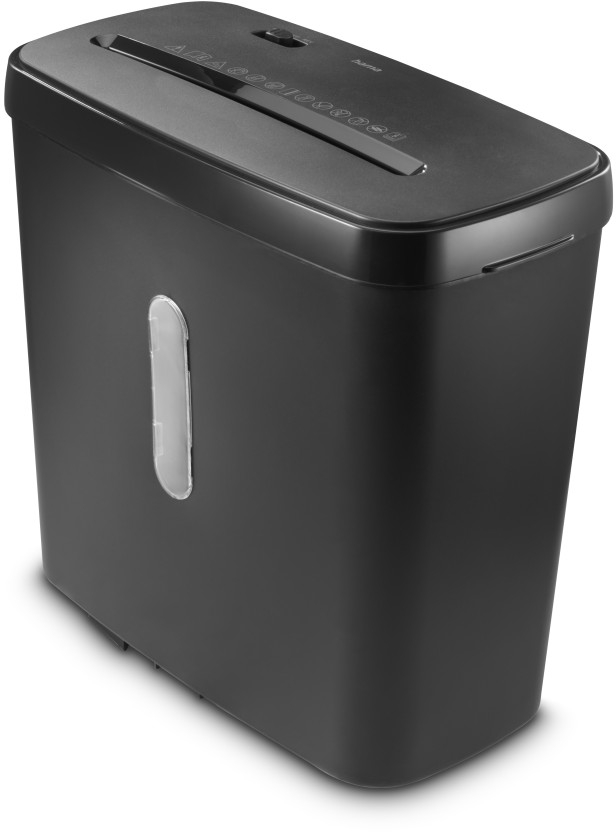 Niszczarka Hama Safe X50, ścinek 4x39mm, 6 kartek, P-4/T-4/E-3 DIN, czarny