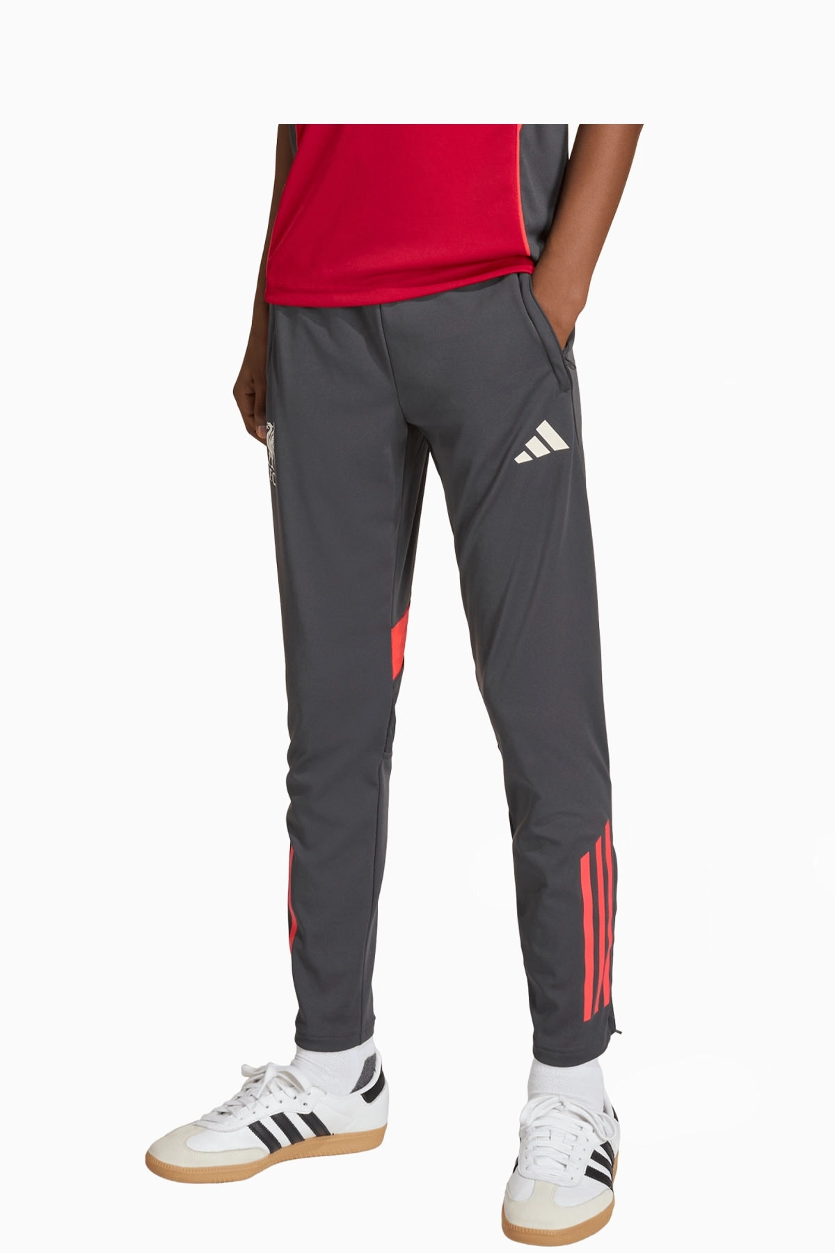 Spodnie adidas Liverpool FC 25/26 Competition Training Junior - Szary