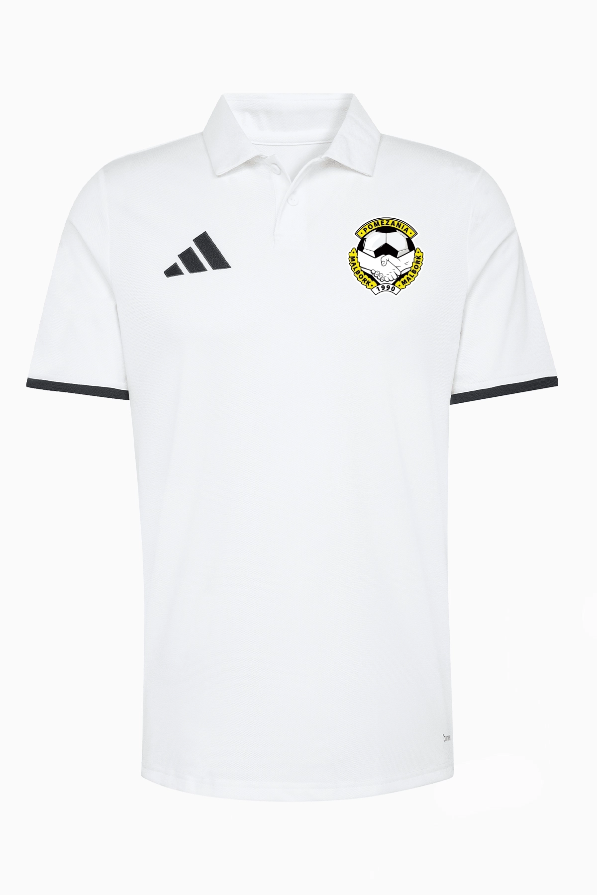 Koszulka adidas Polo Pomezania Malbork - Biały