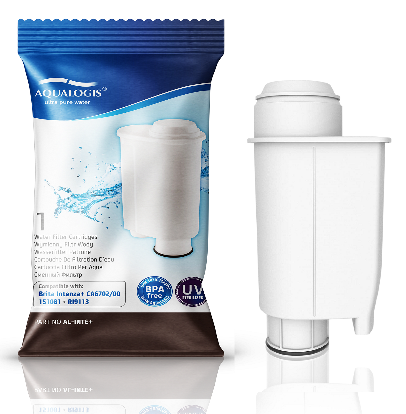 Filtr Aqualogis Do Ekspresu Saeco CA6702 Intenza+ Zamiennik AL-Inte+