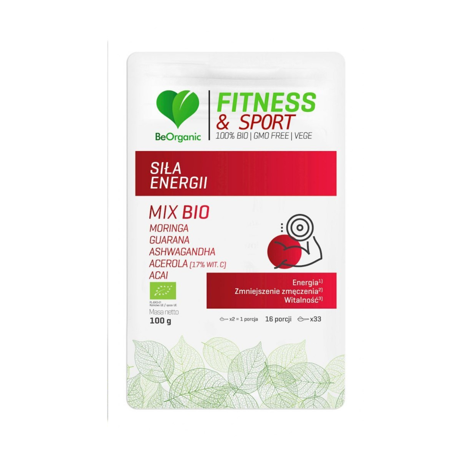 Beorganic - siła energii, 100 g (data ważności: 30.09.2026)