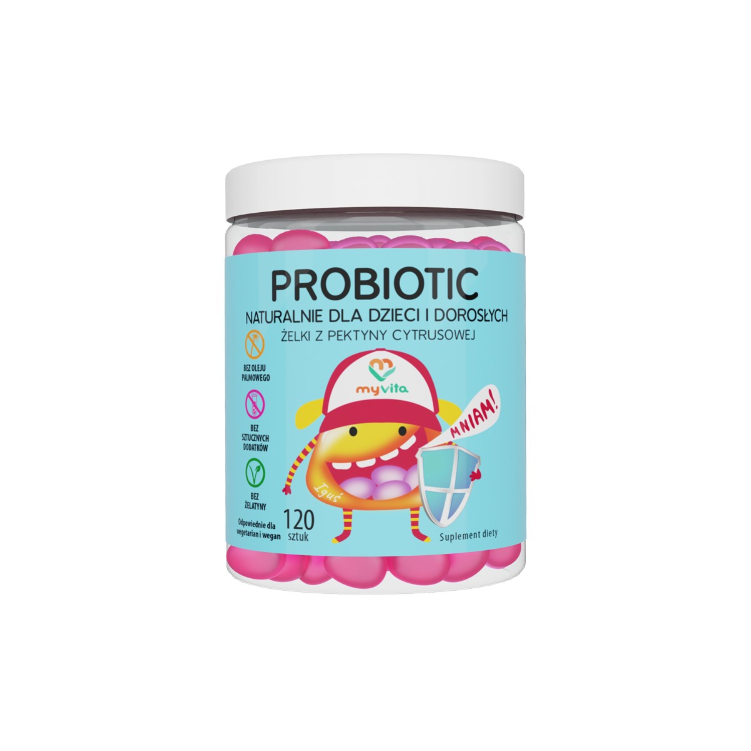 Myvita probiotic, dla dzieci i dorosłych, 120 sztuk