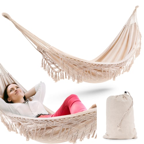 Brasilianische Hängematte BARI DV-004BH - Weiß