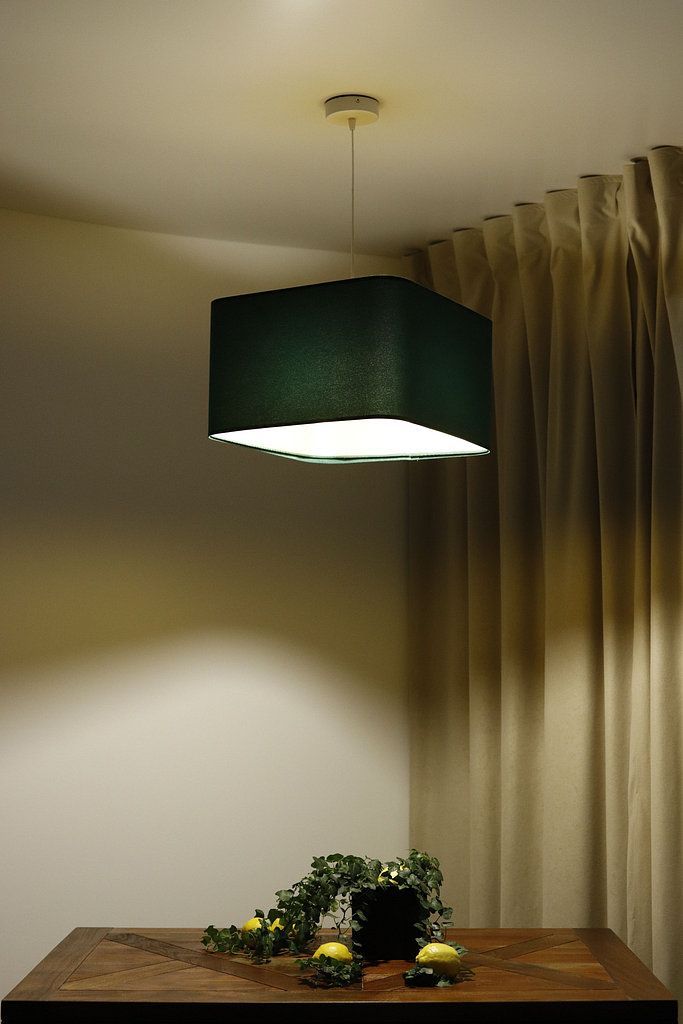 BPS Koncept Kwadro sue lampa wisząca 1x60 W zielona-złota KW-104-40W30