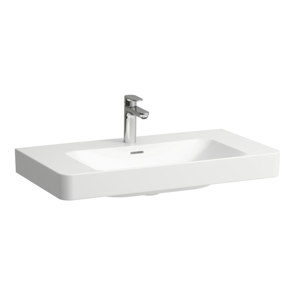 Laufen Pro X umywalka 85x46,5 cm prostokątna ścienna-meblowa biały mat H8168677571091