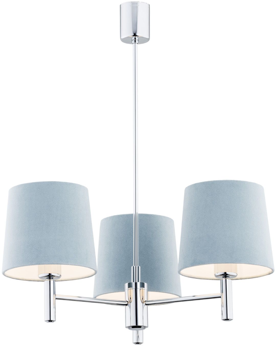 Argon Bolzano lampa wisząca 3x15W błękitny/chrom 1383