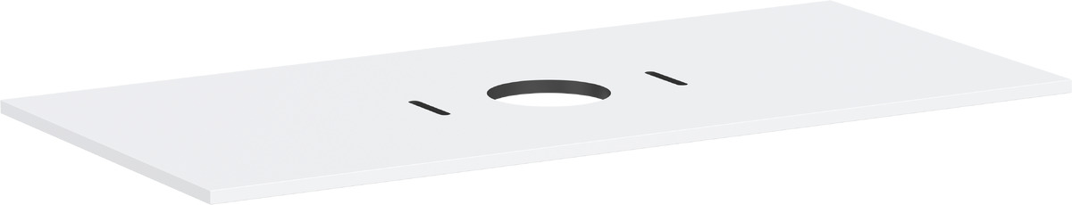 Hansgrohe Xilesa E blat naszafkowy 118x55 cm biały 54277700