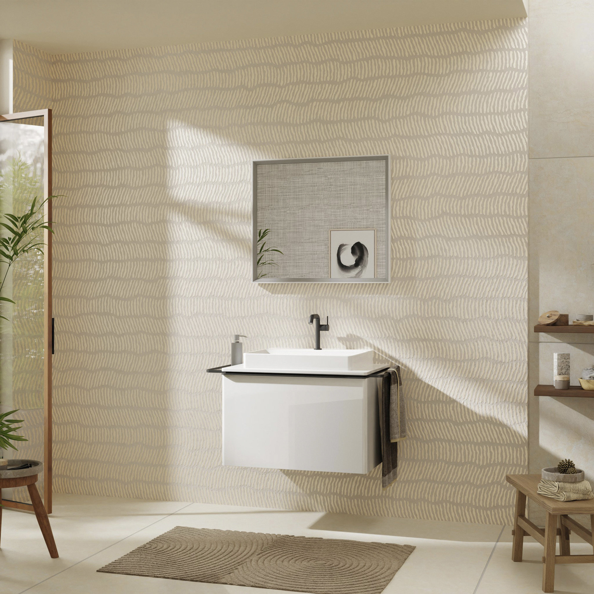 Hansgrohe Xelu Q blat naszafkowy 78x55 cm biały 54109050