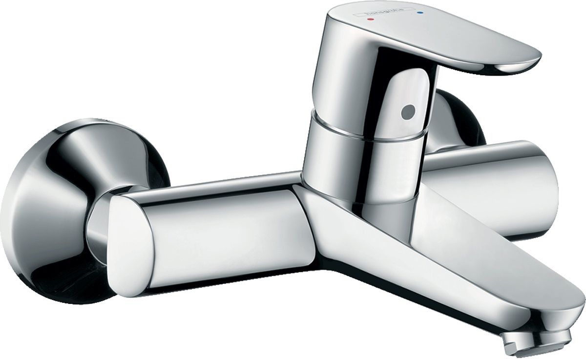 Hansgrohe Focus bateria umywalkowa ścienna EcoSmart chrom 31923000