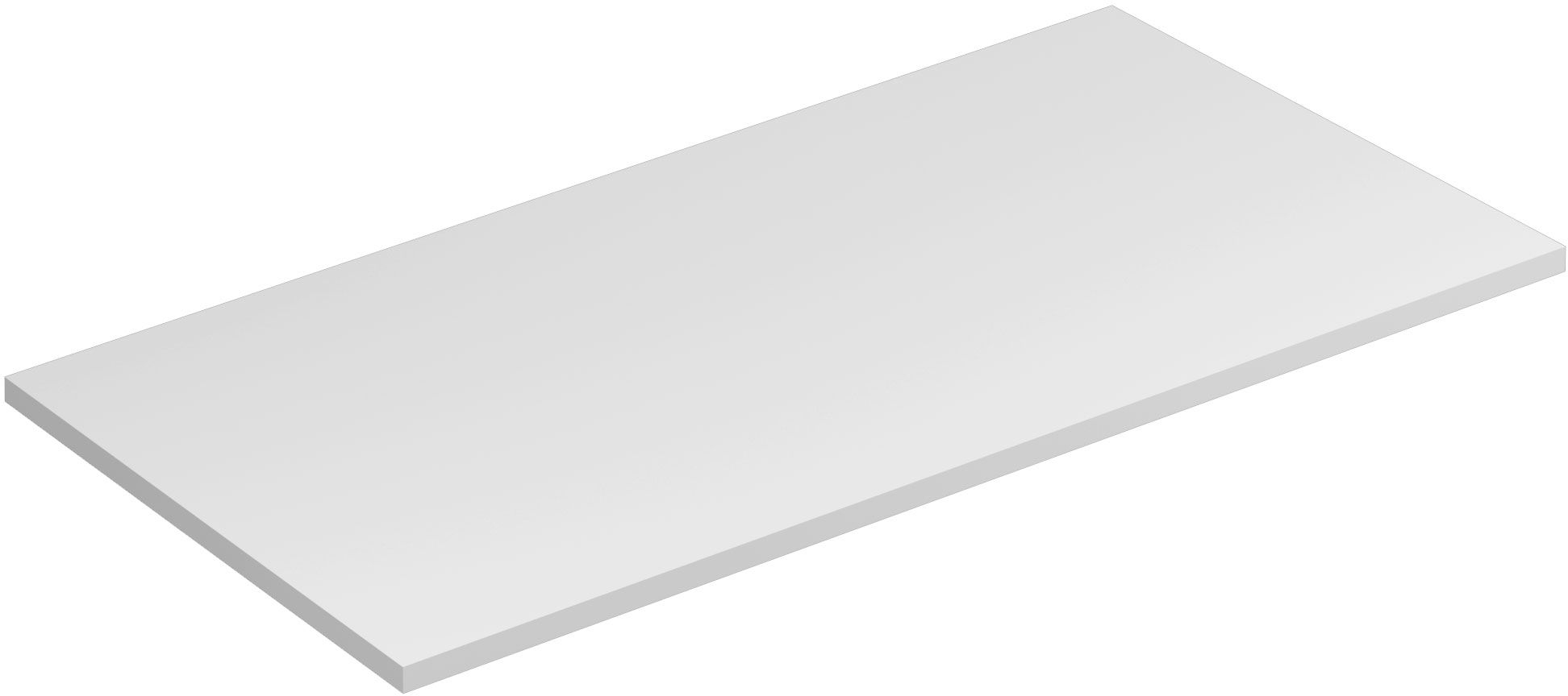 Kludi Icos blat naszafkowy 100x50 cm biały 50T10053