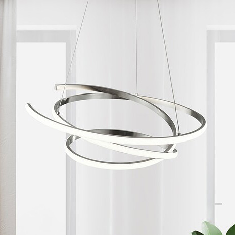 Rabalux Esilda lampa wisząca 1x42W LED chrom/biały 72020