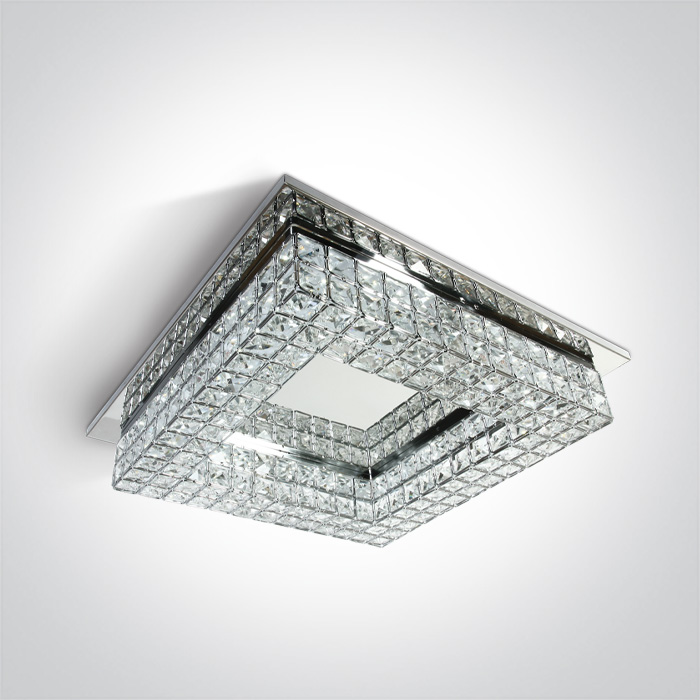 One Light plafon 1x24 W chrom 62184B/C/W