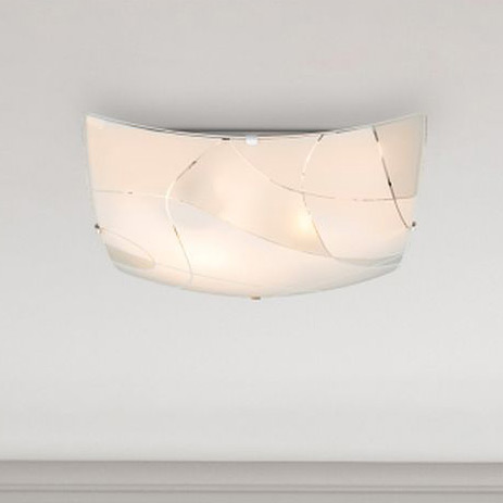 Globo Lighting Paranja plafon 2x60W biały/szkło satynowe 40403-2