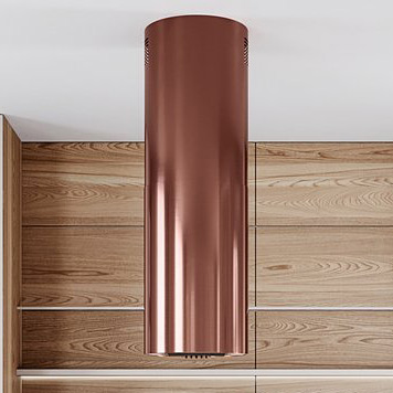 Globalo Design Lobelio Isola okap kuchenny 39 cm wyspowy LOBELIO_ISOLA_39_1_WINE_COPPER
