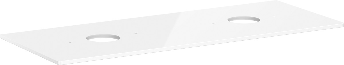 Hansgrohe Xelu Q blat naszafkowy 136x55 cm biały 54118050