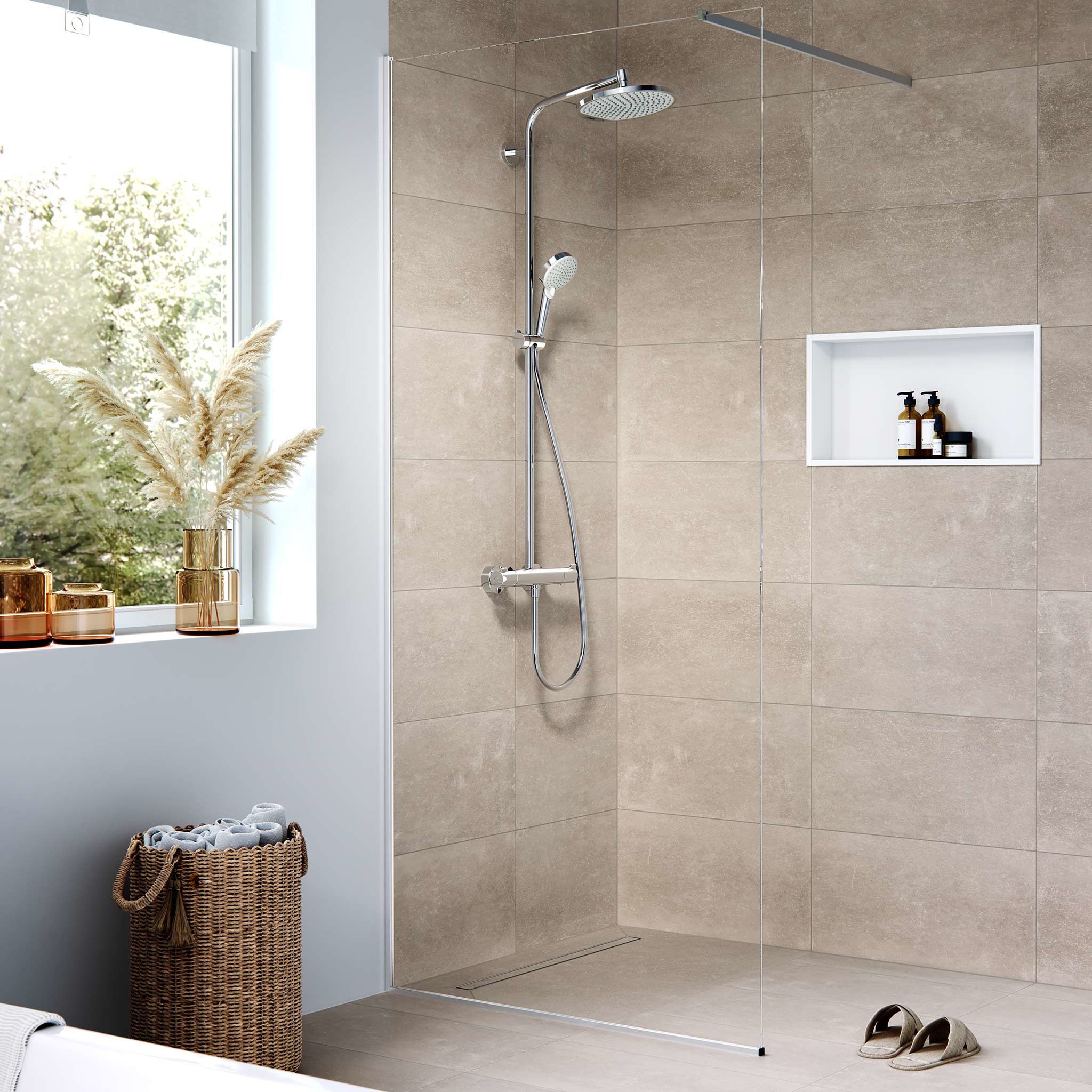 Hansgrohe RainDrain Compact odpływ liniowy z rusztem 80 cm stal 56179000