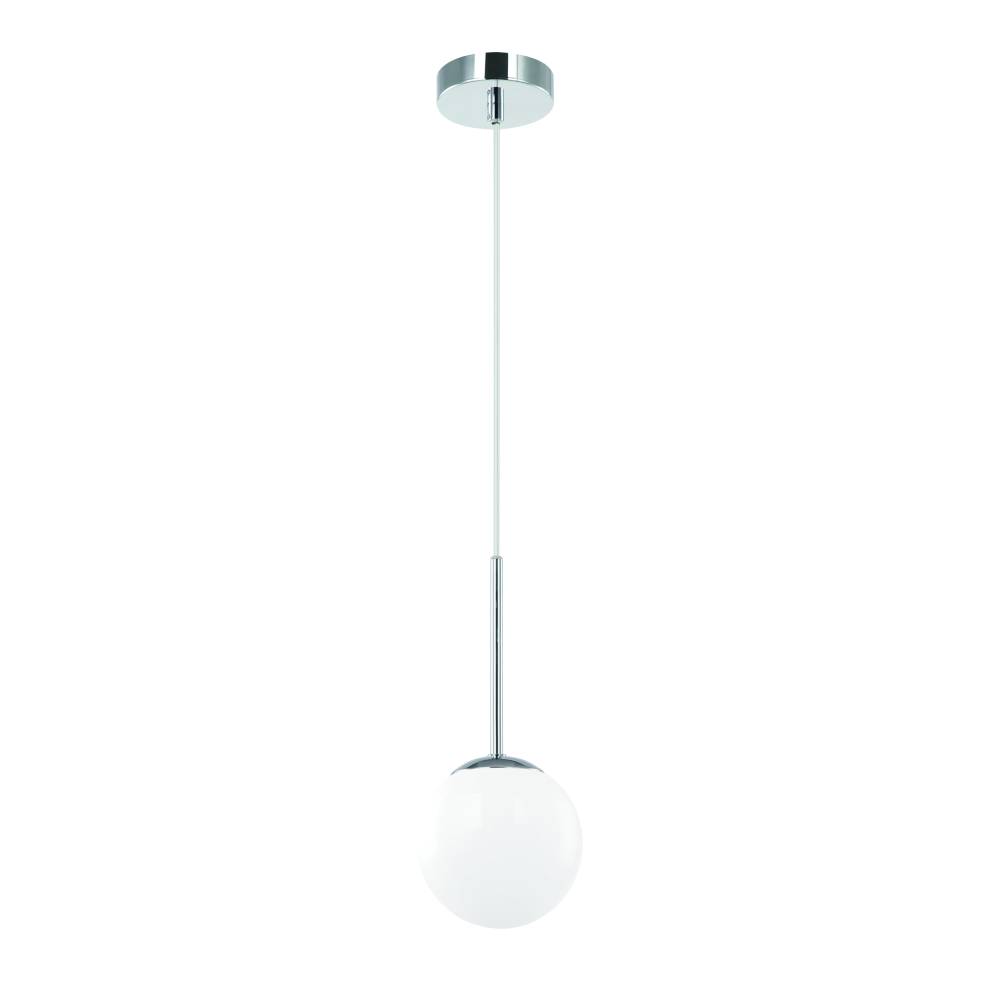 Open Design (Orlicki Design) Bao I Cromo lampa wisząca 1x8W chrom/biały OR80049 - Wysyłka w 24h
