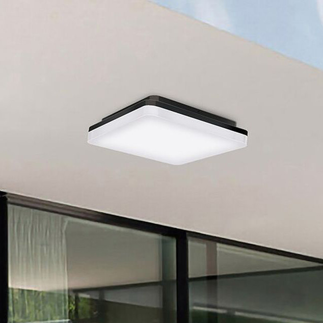 Rabalux Pernik plafon zewnętrzny 1x24W czarny/biały 7250