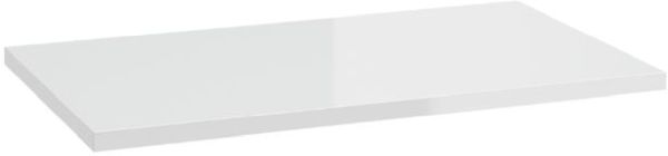 Defra Uni blat naszafkowy 80x46 cm biały połysk 282-F-08004