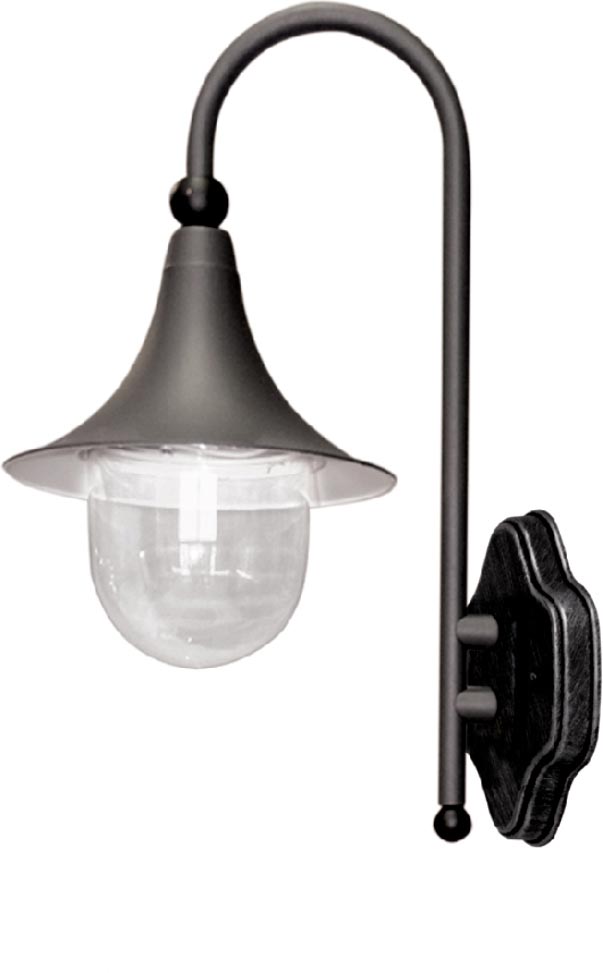 Kaja Boston kinkiet zewnętrzny 1x60W czarny K-8130CZARNY