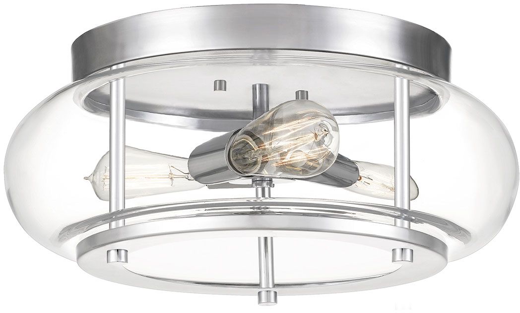 Elstead Lighting Trilogy plafon 3x40 W polerowany chrom QZ-TRILOGY-F-M-BATH
