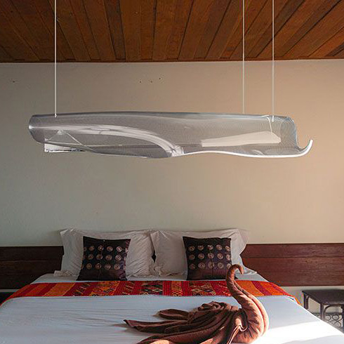 Altavola Design Cortina lampa wisząca 1x26W LED chrom/przezroczysty LA103/P_138