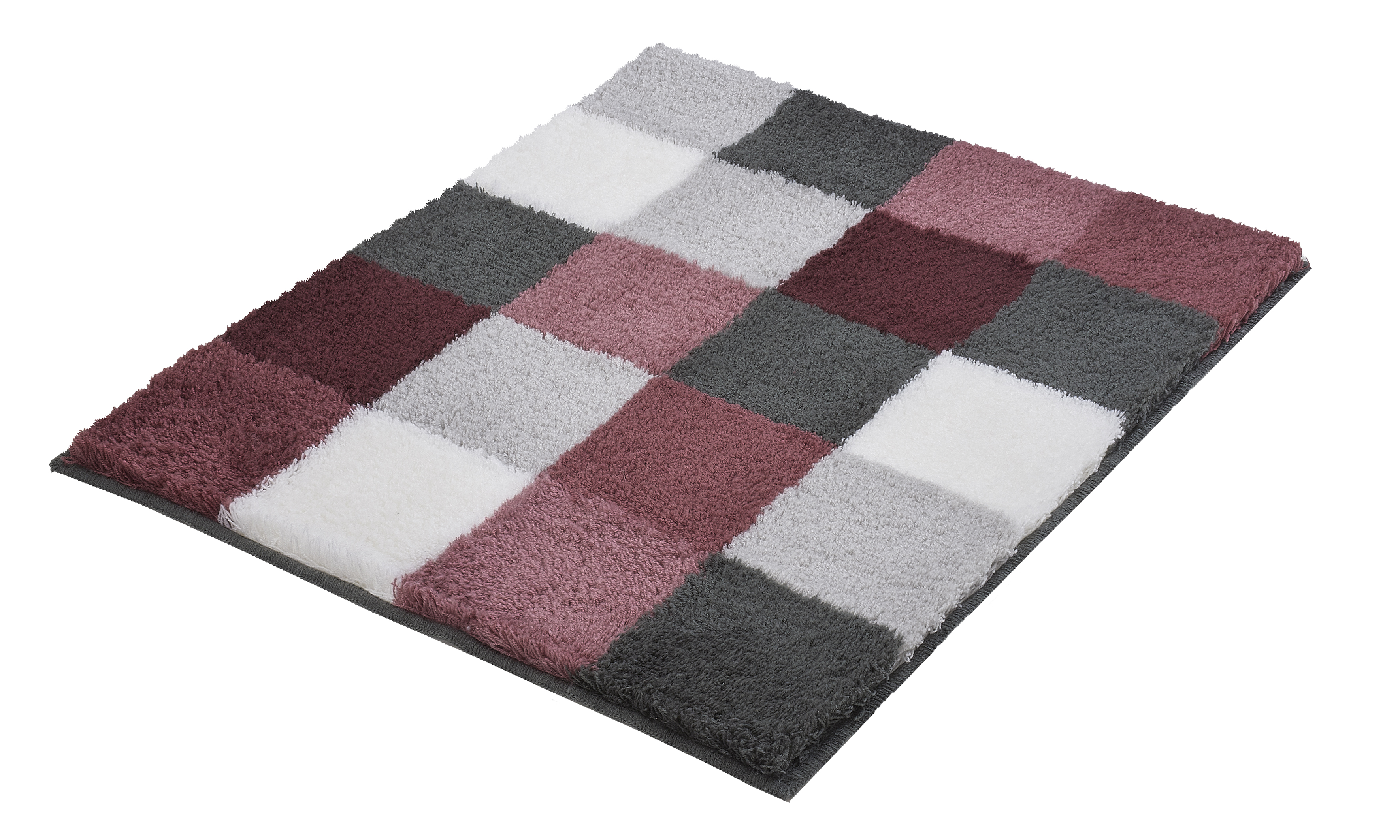 Kleine Wolke Caro dywanik łazienkowy 55x65 cm poliakryl bordowy 5426407539