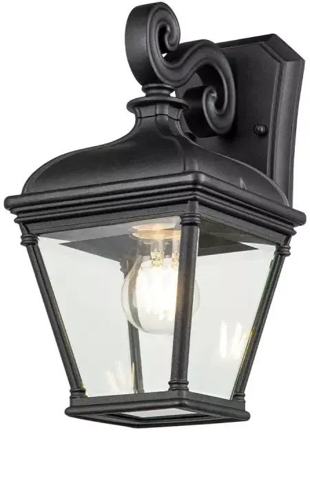 Elstead Lighting Bayview kinkiet zewnętrzny 1x60 W czarny BAYVIEW-2M-BK