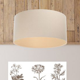 BPS Koncept Boho lampa wisząca 1x60 W kremowa-beżowa 0E0-130-30