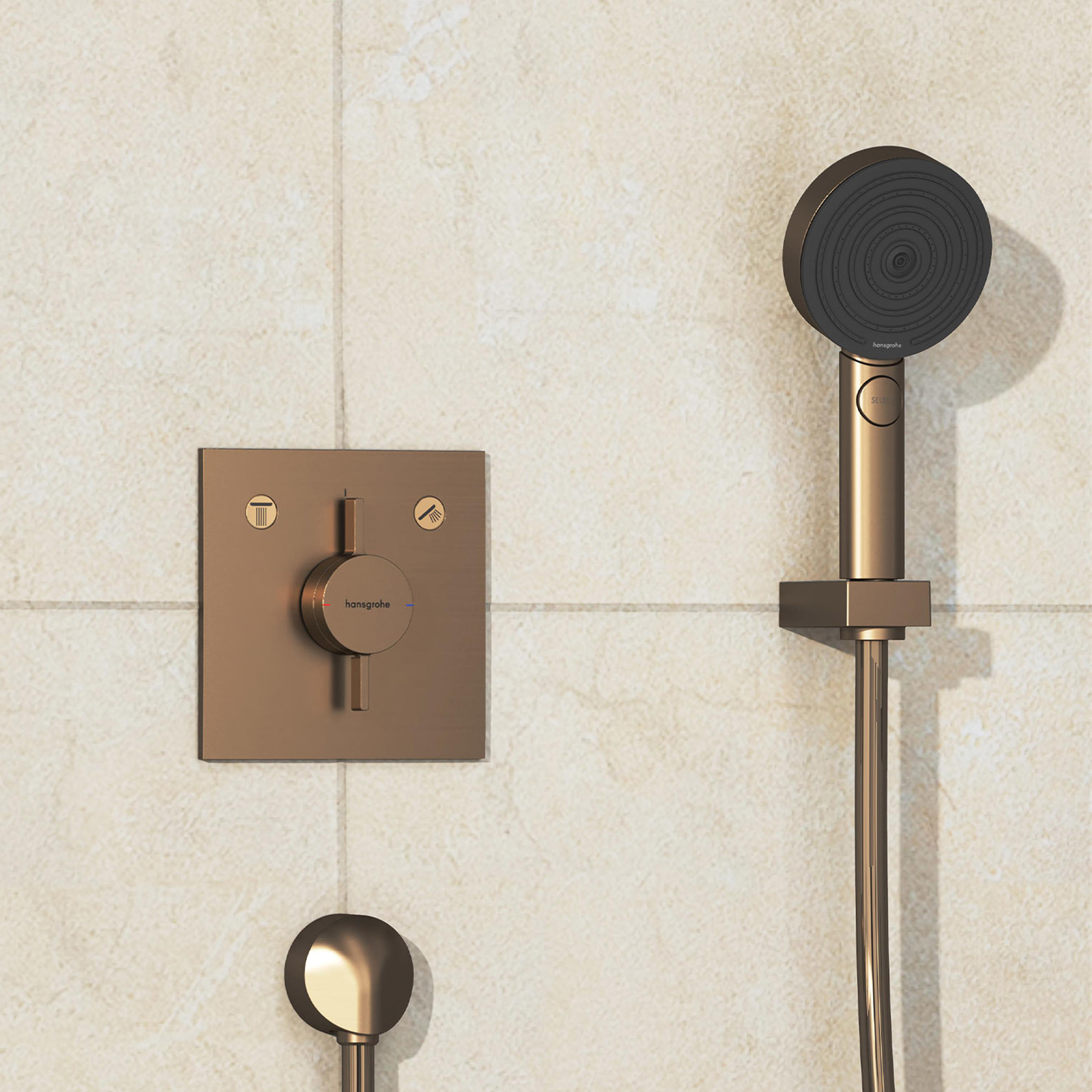 Hansgrohe DuoTurn E bateria wannowo-prysznicowa podtynkowa brąz szczotkowany 75417140 - Wysyłka w 24h