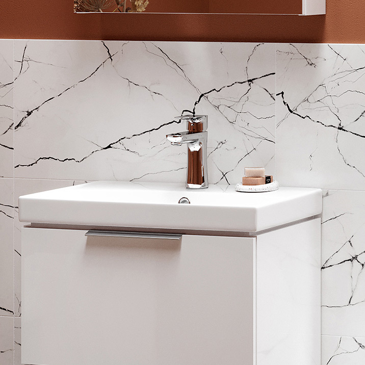 Cersanit City blat 135x45 cm biały S584-045