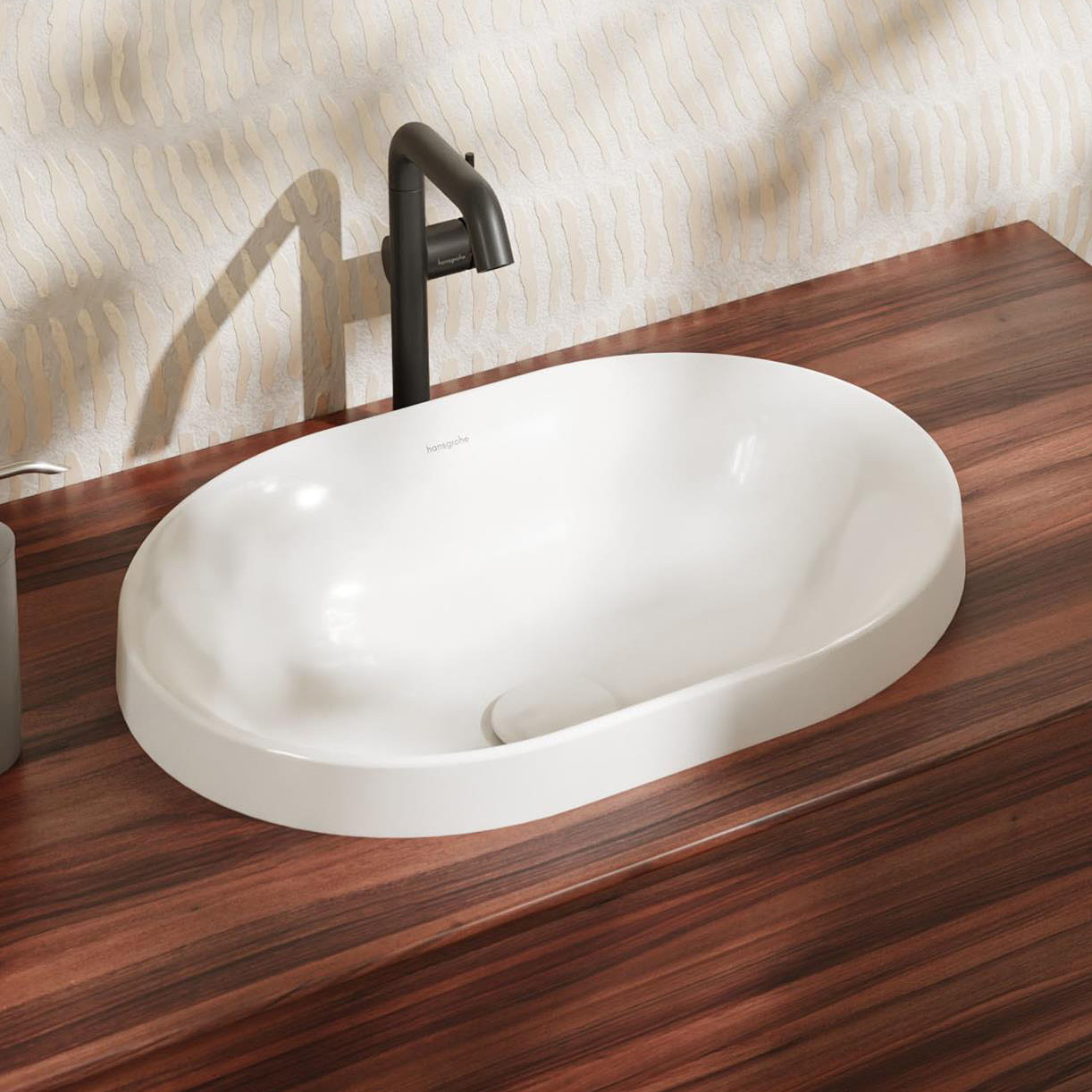 Hansgrohe Xuniva U umywalka 55x40 cm wpuszczana w blat biały 60157450 - Wysyłka w 24h
